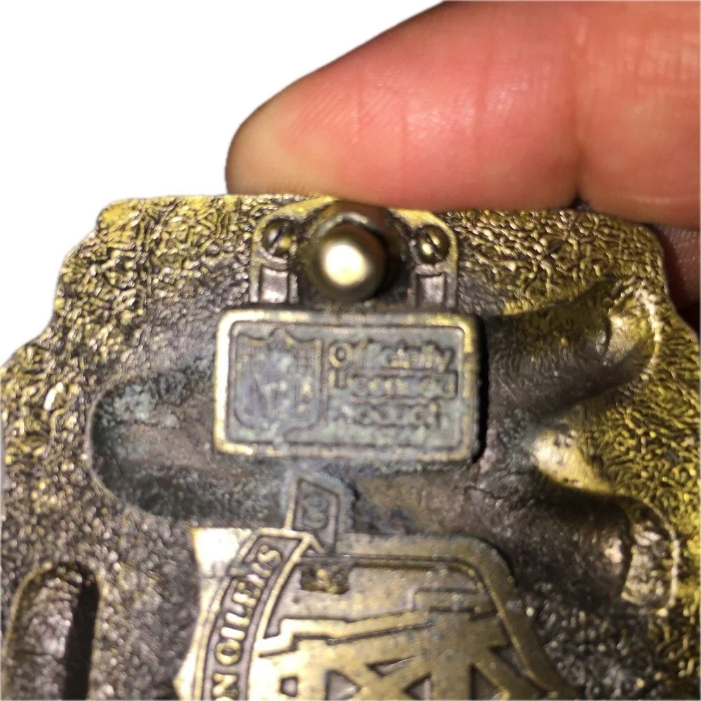 Houston Oilers Vintage 1960 NFL Belt Buckle Great American Products 020
